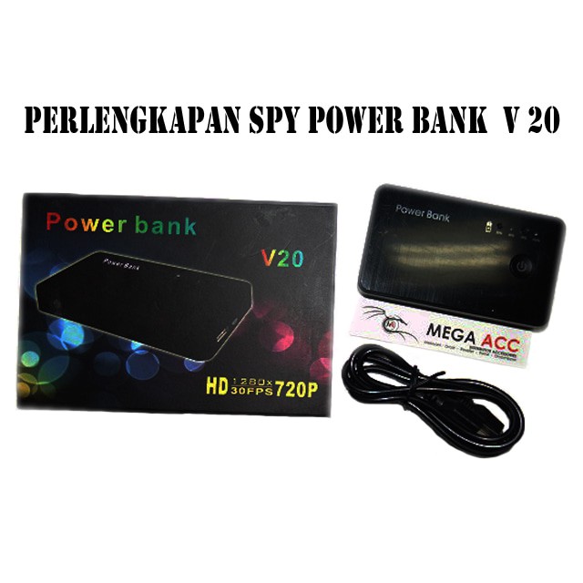 PROMO SALE      Spy Kamera Power Bank High Quality 720p - Fungsi Power Bank & Kamera      PROMO