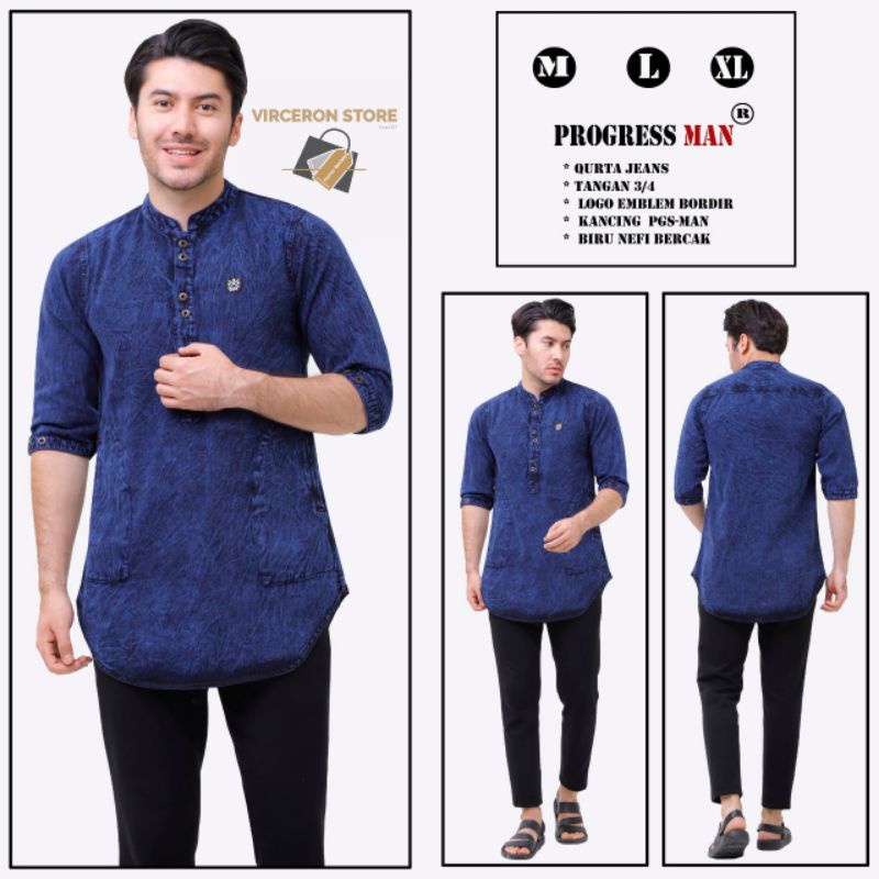 Koko jeans - Kurta jeans Pakistan - Koko kurta pakistan Merek PROGRESS MAN