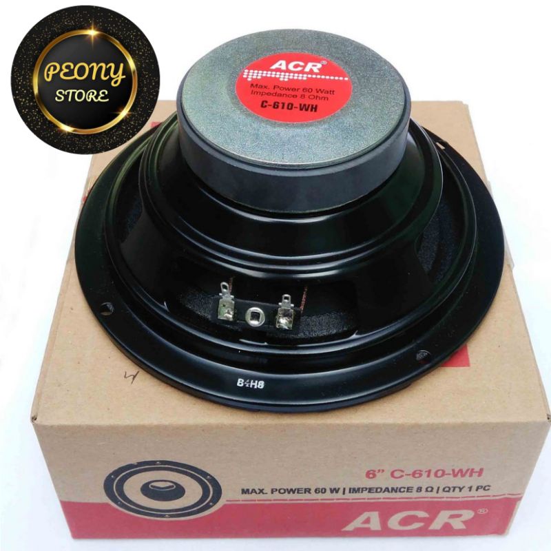 SPEAKER WOOFER 6 INCH C-610-WH ACR C 610 WH ACR 610 ORIGINAL ACR