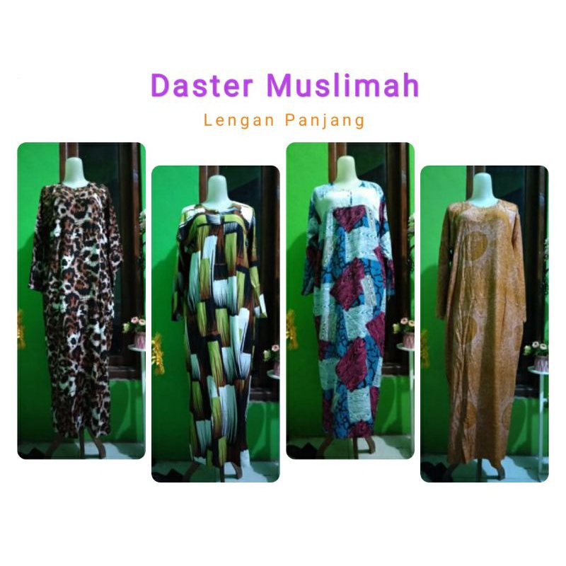 Daster Muslimah Jumbo (Lengan Panjang)