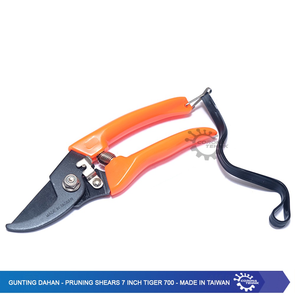 Gunting Dahan - Pruning Shears 7 Inch Tiger 700 - Made In Taiwan