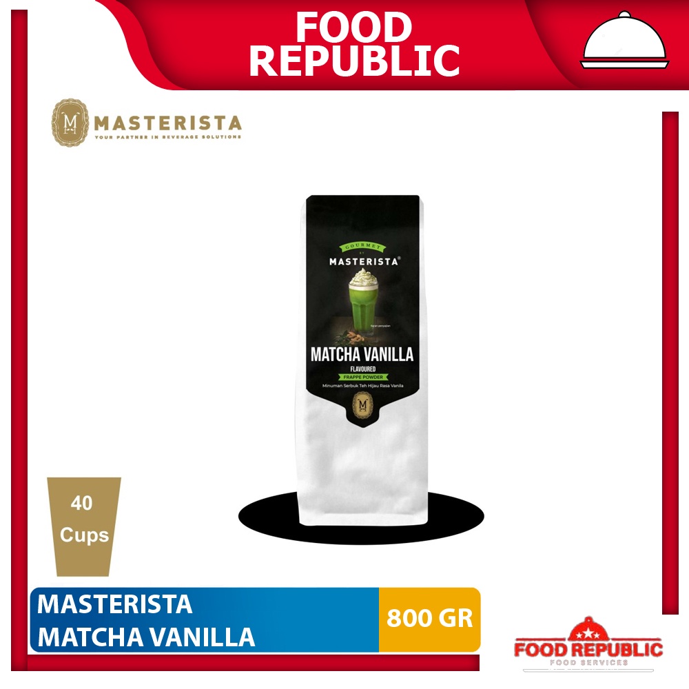 Masterista Minuman Bubuk Red Velvet Dark Chocolate Matcha Taro Halal