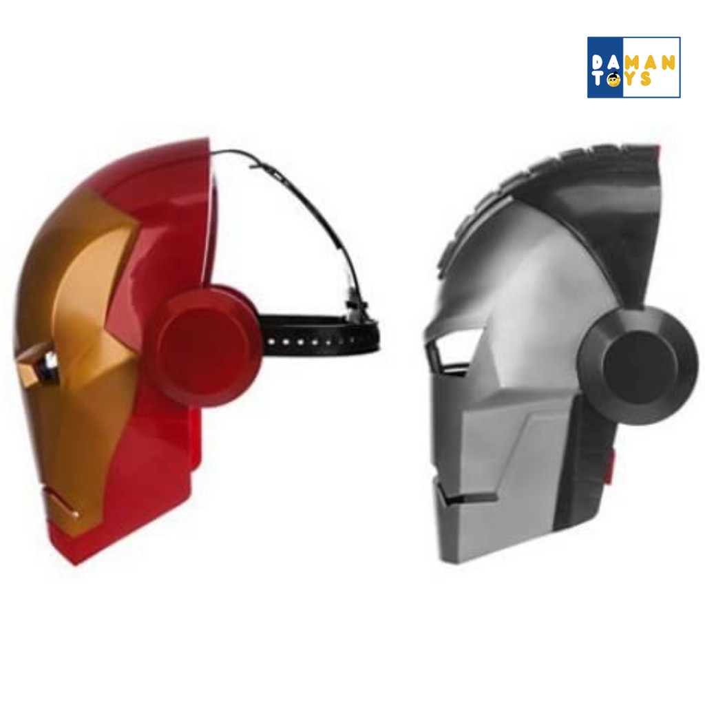 Topeng Helm Helmet Iron Man Avengers / Topeng Ironman Anak nyala / Topeng Original Iron Man Disney