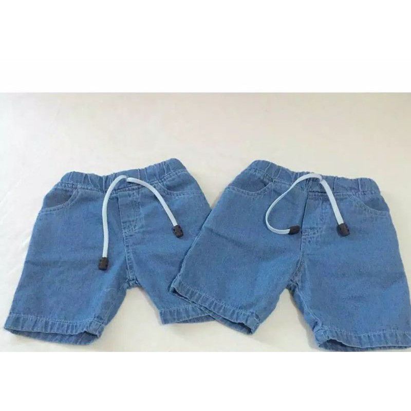 CELANA PENDEK ANAK SOFT JEANS COWOK/CEWEK USIA 1-5 TH MURAH