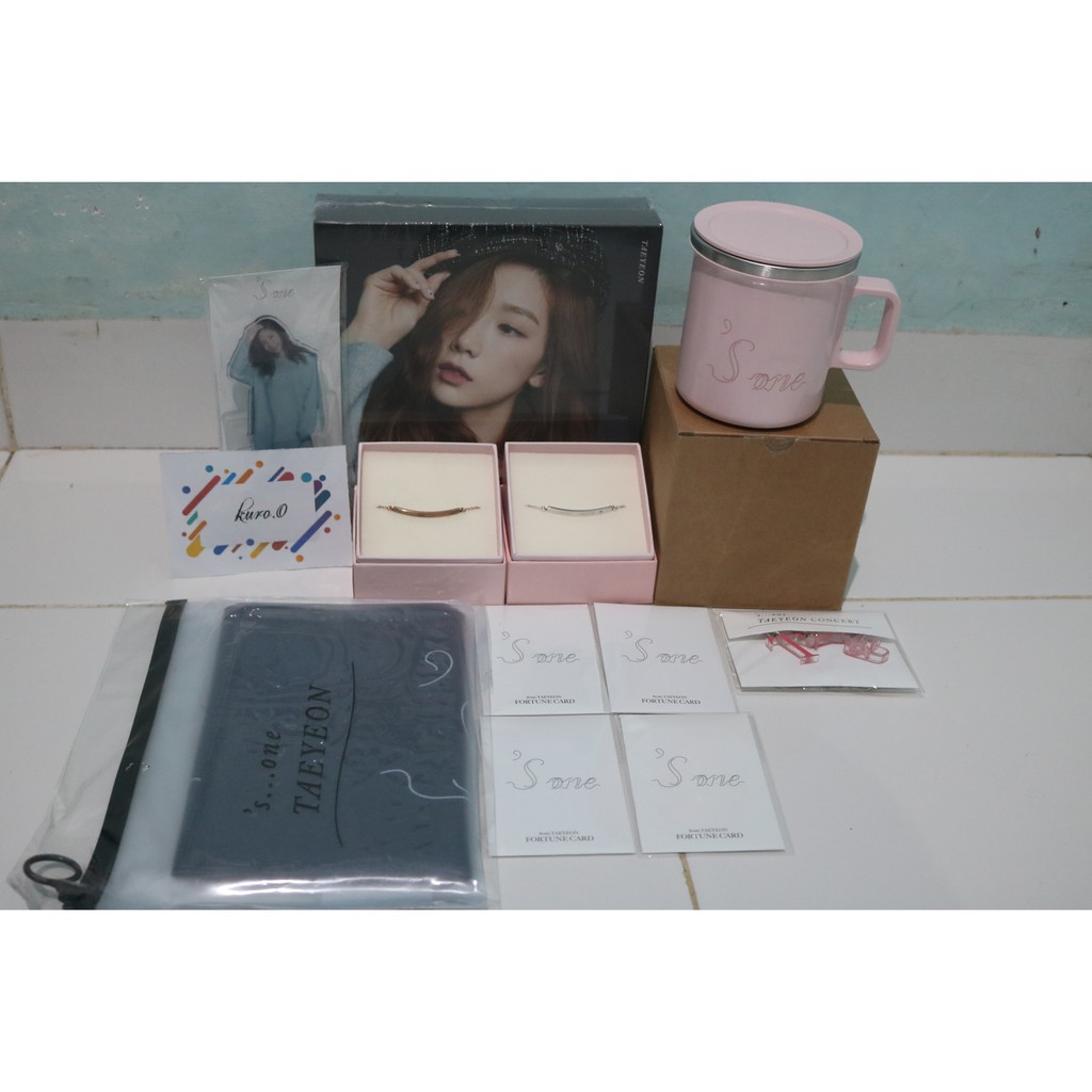 Taeyeon 'S...one Official Concert Goods