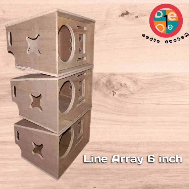 BOX SPEAKER LINE ARRAY 6 INCH SINGEL TWITER MURAH