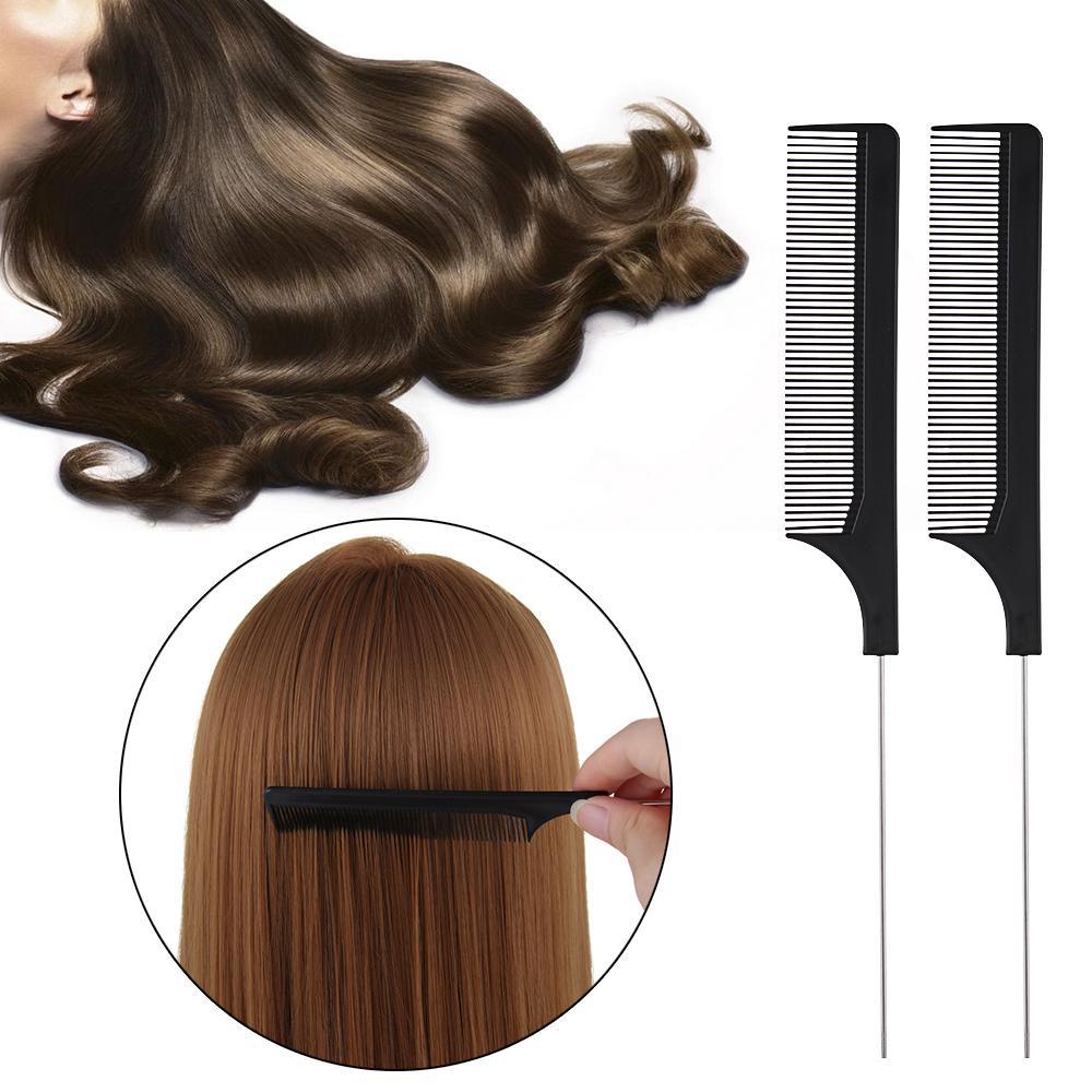 Chookyy Foiling Highlight Sisir Rambut Hitam Hairdressing Alat Salon Pin Ekor