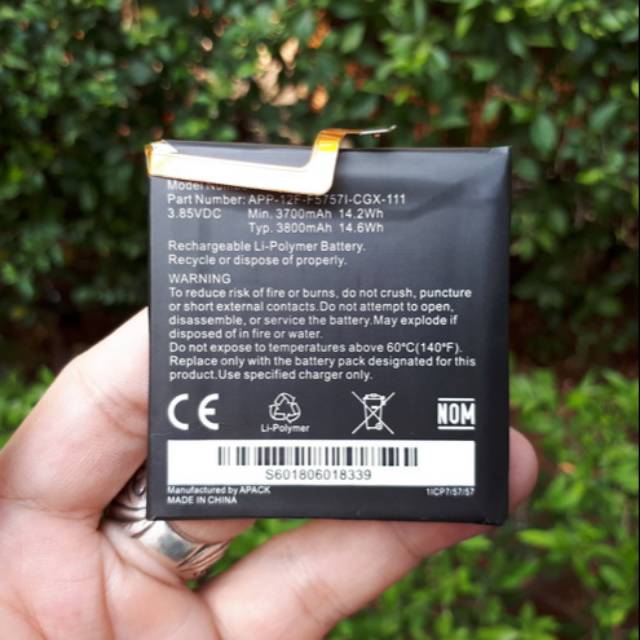 Baterai caterpillar Cat s60 New original