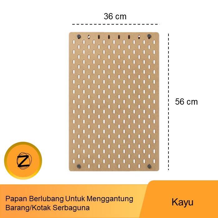 

Papan Berlubang Untuk Menggantung Barang/Kotak Serbaguna Kayu 36x56 cm