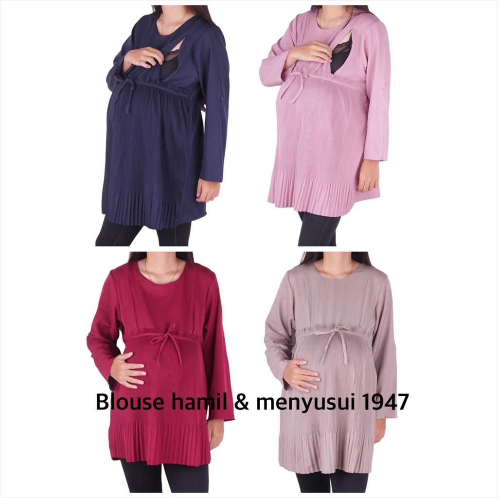 Blouse Hamil Dan Menyusui Formal 1947