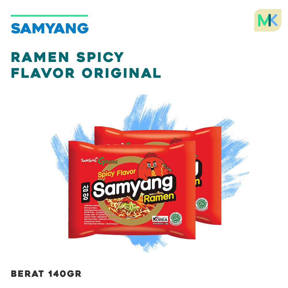 Jual SAMYANG RAMEN SPICY FLAVOR - ORIGINAL - HALAL | Shopee Indonesia