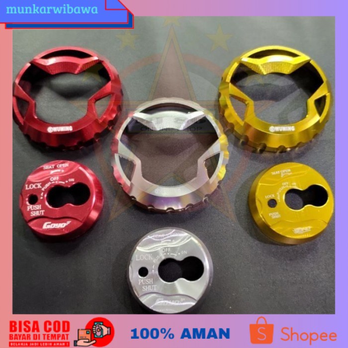 (BISA COD) AKSESORIS MOTOR GP 3210 COVER TUTUP TANGKI NMAX OLD+TUTUP KONTAK NMAX