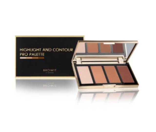 (READY) BROWIT BY NONGCHAT Highlight And Contour Pro Palette ORIGINAL Thailand