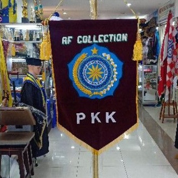 

Bendera Vandel Pataka PKK ukuran 60 cm x 90 cm satu set dengan palang