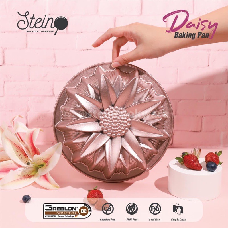 Stein Cookware Baking Pan (Daisy / Crystal)