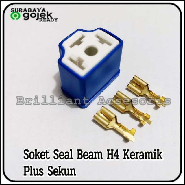 Soket Only plus sekun - Soket Relay / Soket Lampu H4 / Soket Sekring DX Tancep