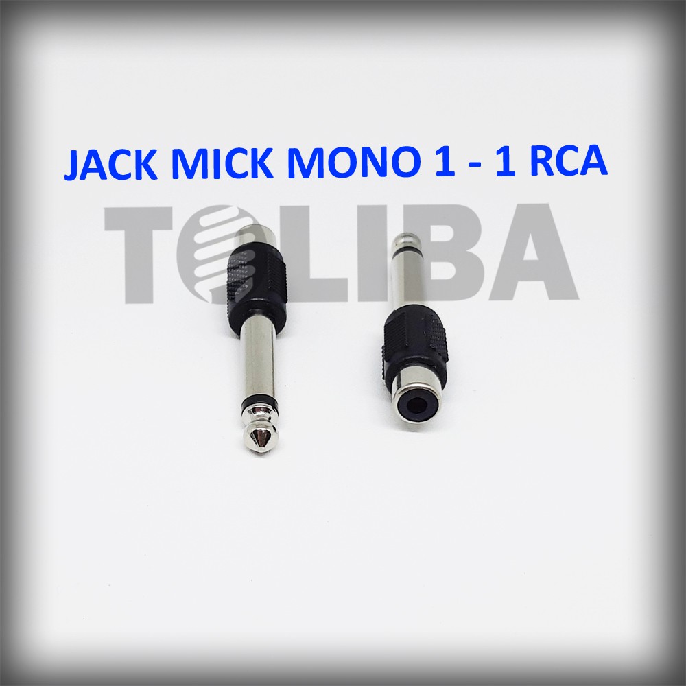 converter konektor jack mic 6,5 mm akai male KE rca 3,5 mm female 1-1