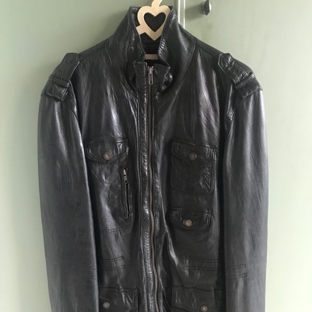 Jaket kulit POLITIX