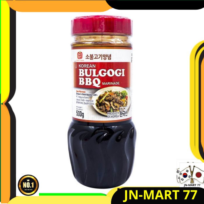 

KOREAN FOOD/SAUS KOREA JINSUNG BULGOGI BBQ BEEF MARINADE U/ PANGGANG