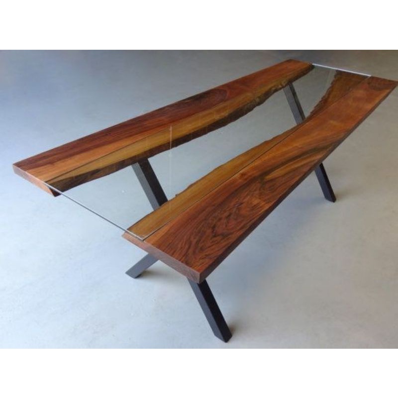 Meja Kayu Besar Jati Asli