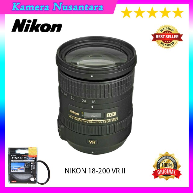 NIKON 18-200 VR II / LENSA NIKON 18-200MM - ORIGINAL
