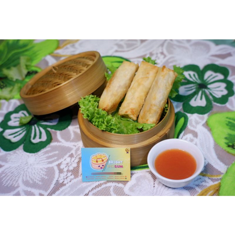 

Lumpia Spring Roll Frozen isi 10pcs rasa (Ayam/Udang)