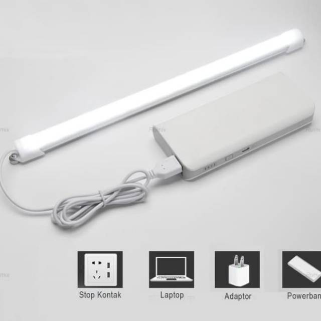Lampu Neon USB / Lampu Neon DC / Lampu Steip Hemat Energi / Lampu Irit