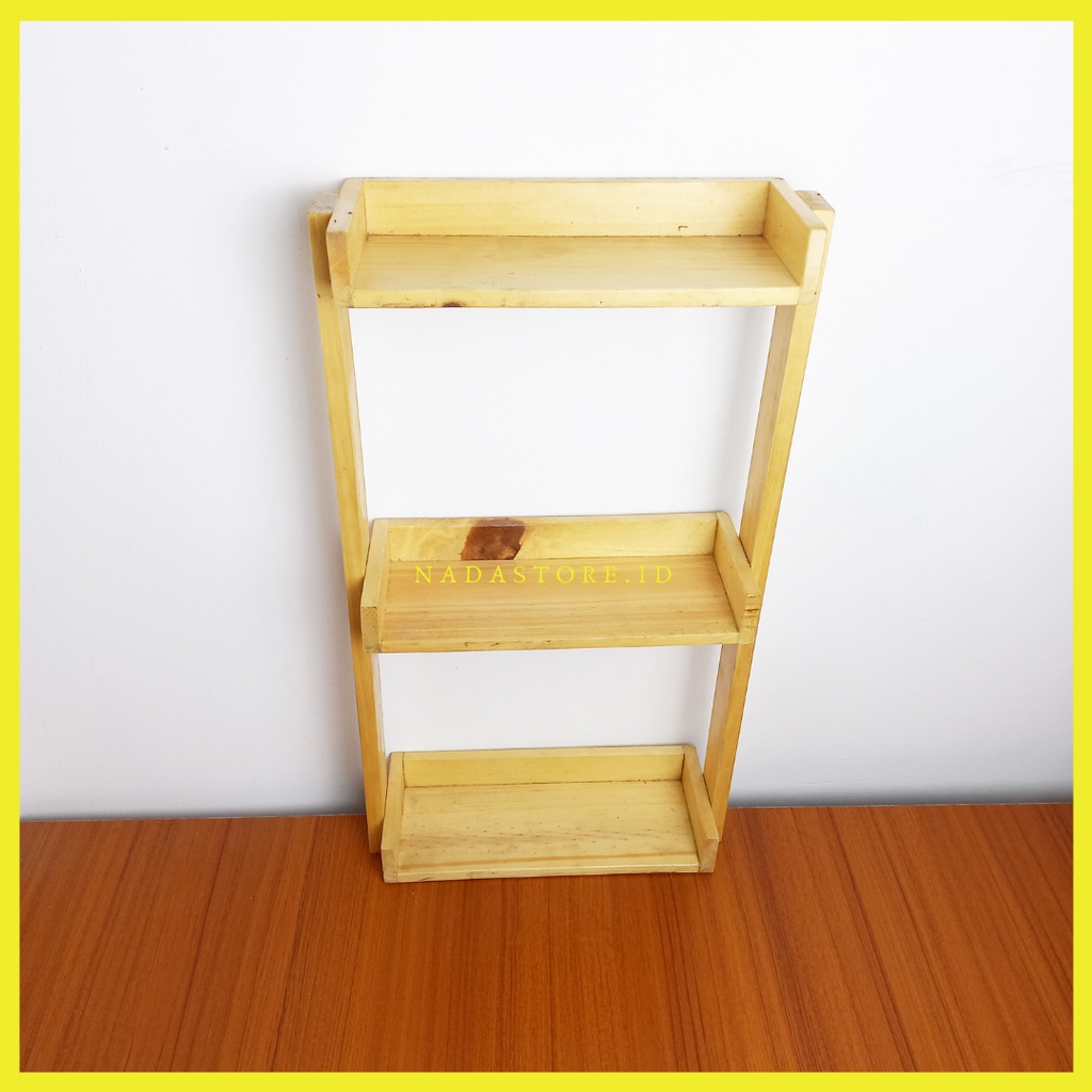 NEW PRODUK RAK BUMBU DAPUR KAYU PINUS HANDMADE / KITCHEN SPICE SHELF WOODEN