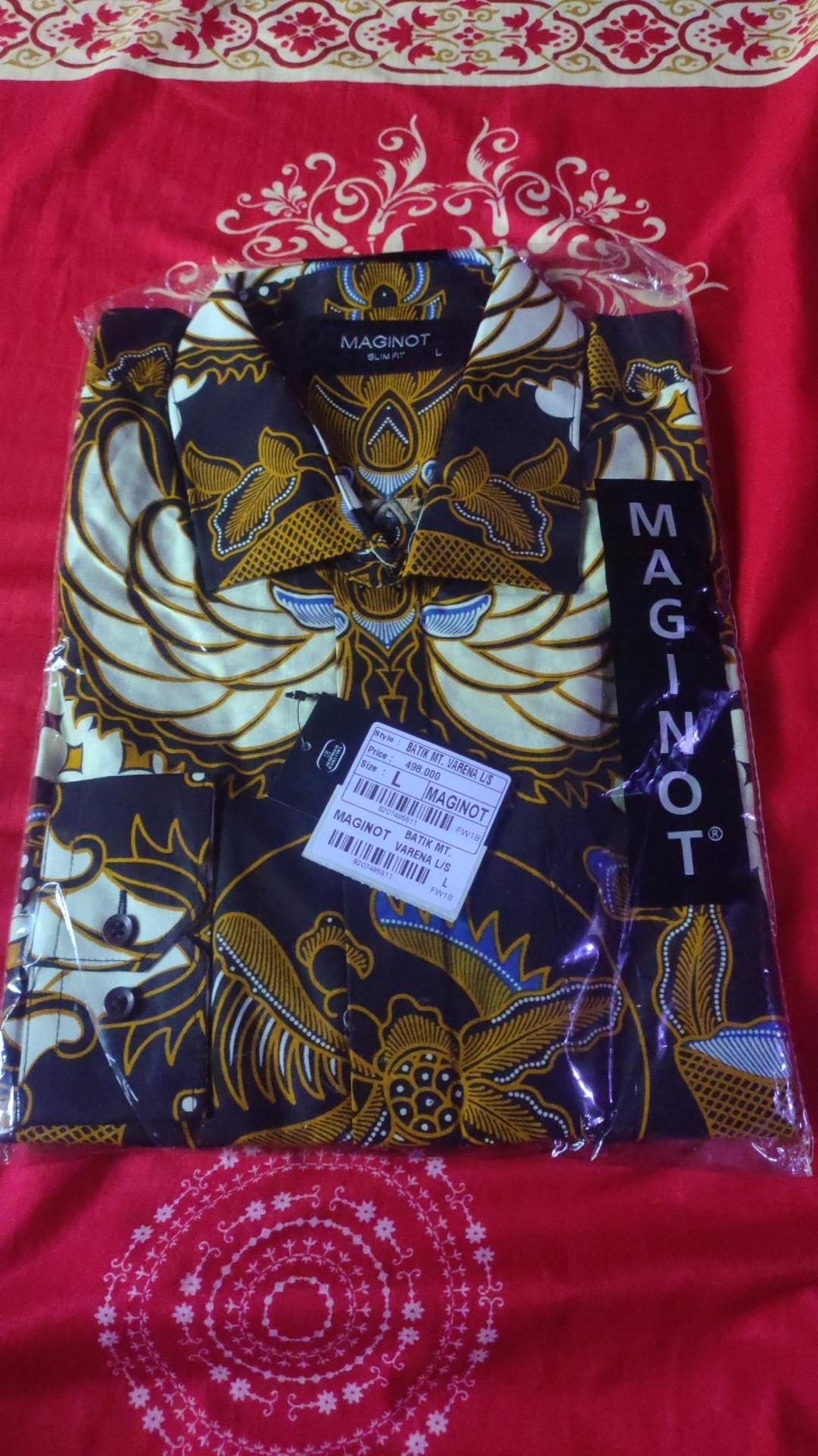 Maginot Kemeja Batik Pria Varena-ls Lengan Panjang