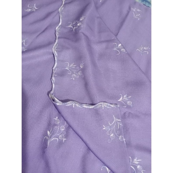 Bahan kain warna ungu muda 903