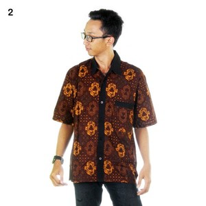 Kemeja Batik Sogan | Batik Kerja Pria Raharjo - Bisa Seragam