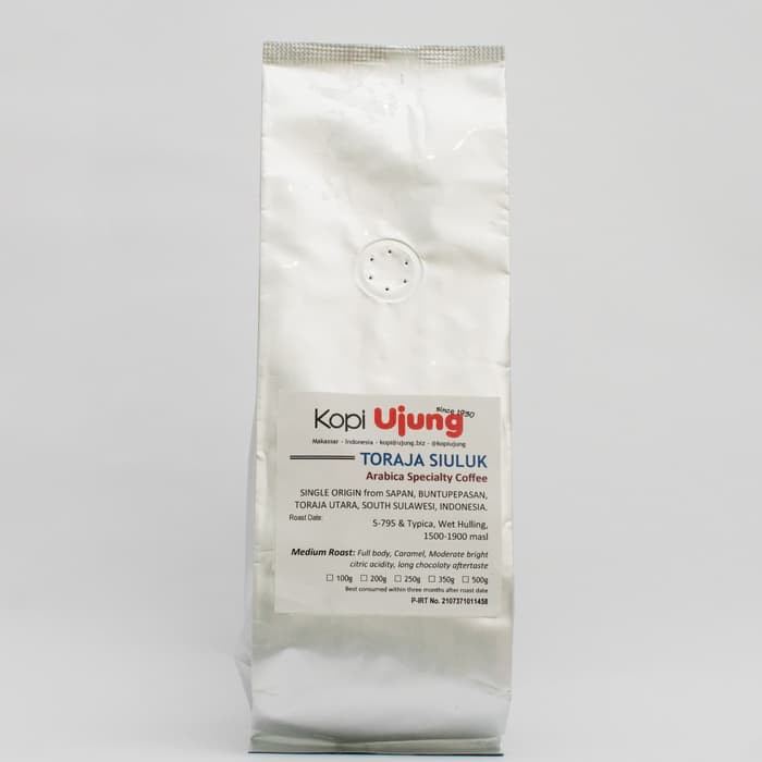 

Kopi Ujung Arabica Toraja Sapan Siuluk 250 Gram - kkp274