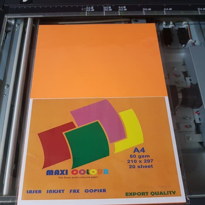 Kertas HVS Warna Cyber Orange A4 Maxi Colour 80gr isi 20 lembar