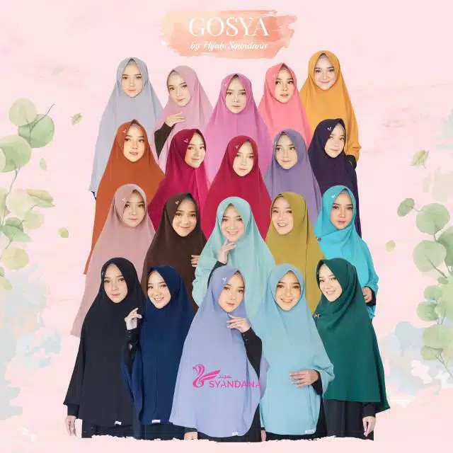 GOSYA BY HIJAB SYANDANA SIZE L JILBAB INSTAN PED ANTEM