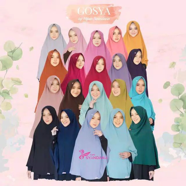 GOSYA BY HIJAB SYANDANA SIZE L JILBAB INSTAN PED ANTEM