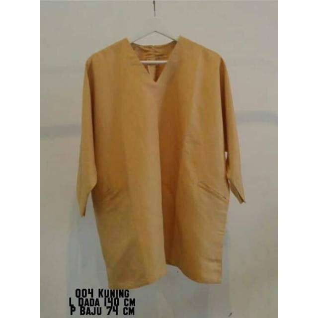 Blouse Katun Wanita warna Kuning