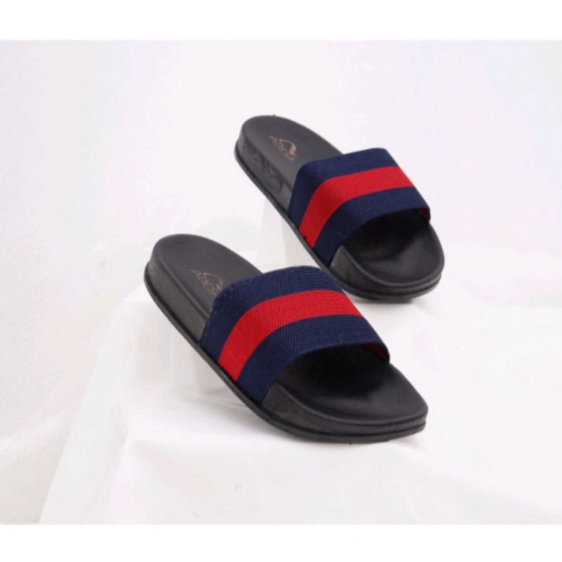 Sandal Pria - Wanita Slip On ORIGINAL Adesa Jelly Impor Anti Slip