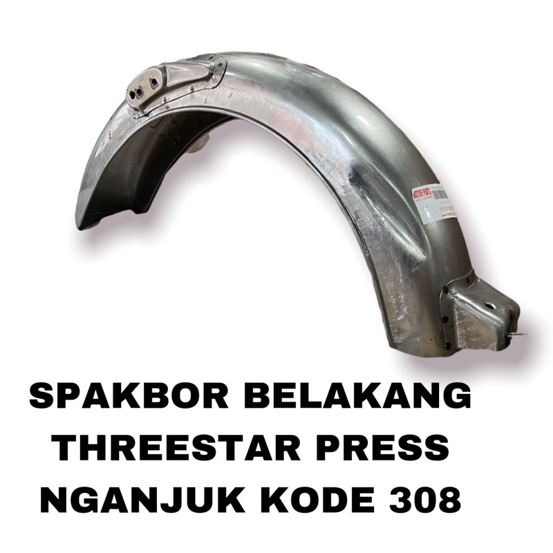 SLEBOR BELAKANG SPAKBOR CB125 PRES PABRIKAN NGANJUK MERK THREESTAR TRISTAR