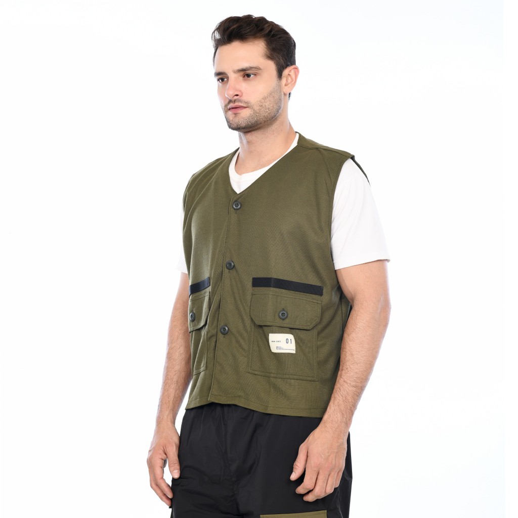 JAVAJONES Vest Denali Olive| Rompi Pria Wanita