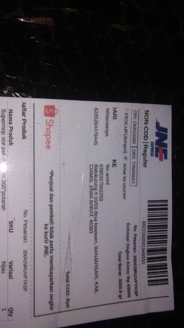 Supermop Alat Pel Otomatis 360°putaran