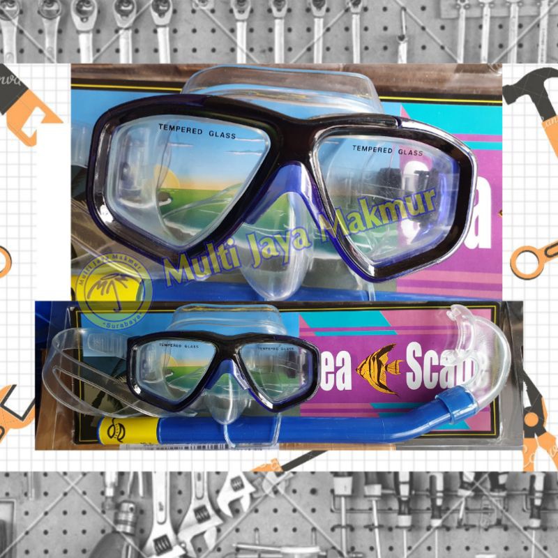 Kacamata Snorkel Snorkeling set pipa udara Seals