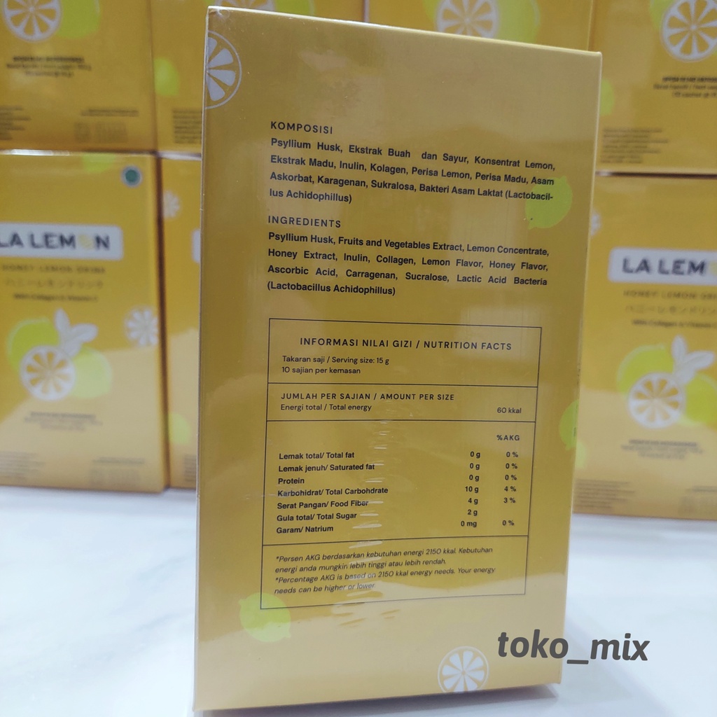 LALEMON HONEY LEMON DRINK | KIWEE VEGAN FIBER DRINK By Susan Barbie