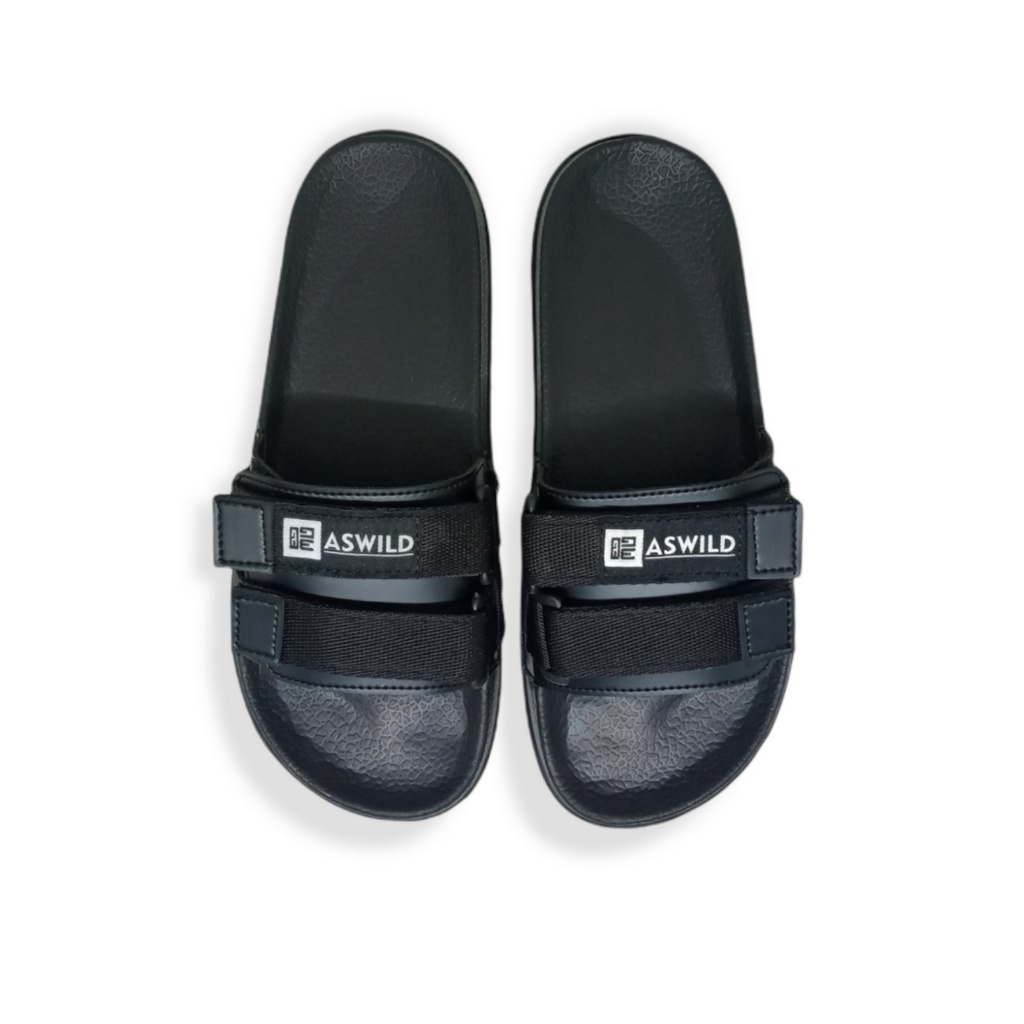 Sandal Pria Slide Aswild Store - Mono Black