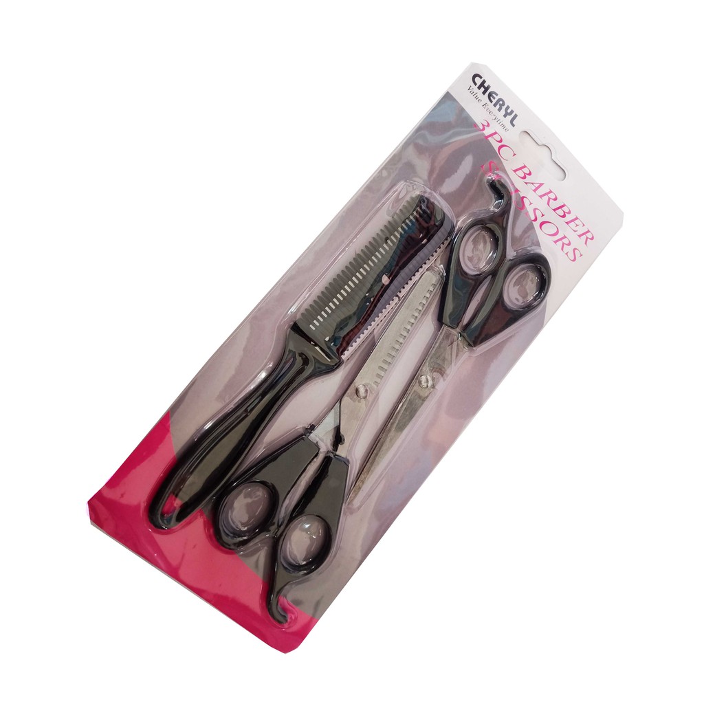 Set Peralatan Pencukur Rambut Gunting dan Sisir