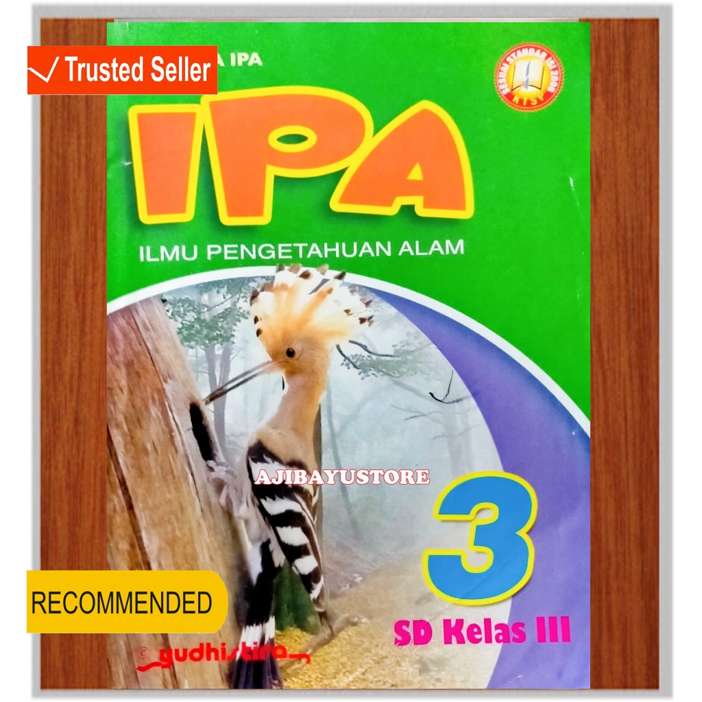 BUKU IPA SD IPA 3 SD Kelas 3 III Tim Bina IPA Yudhistira