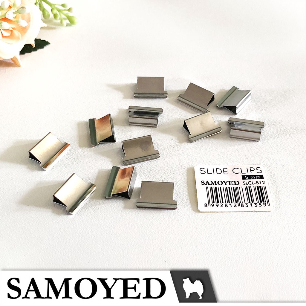 

Slide / Clam / Push Clips / Paper Clipper Refills Medium 5 / 16 mm Samoyed SLCL-512