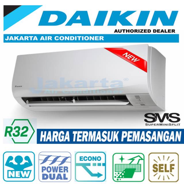 Ac Daikin 3 4 Pk Ftc 20 Thailand Termasuk Pemasangan Indonesia