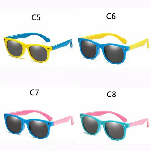 Kacamata Anak Polarized Anti UV 400 Silicon pria wanita