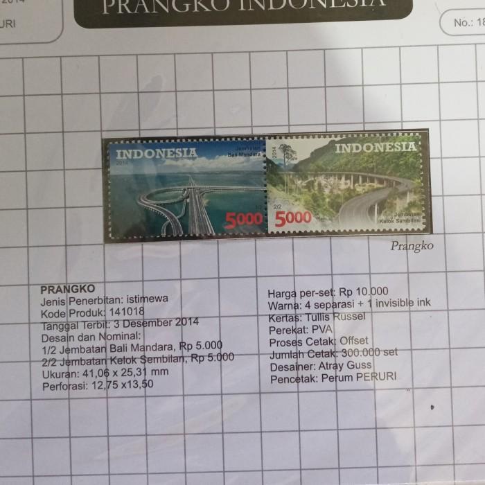 

Kemasan Prangko Perangko Indonesia Seri Jembatan 2014