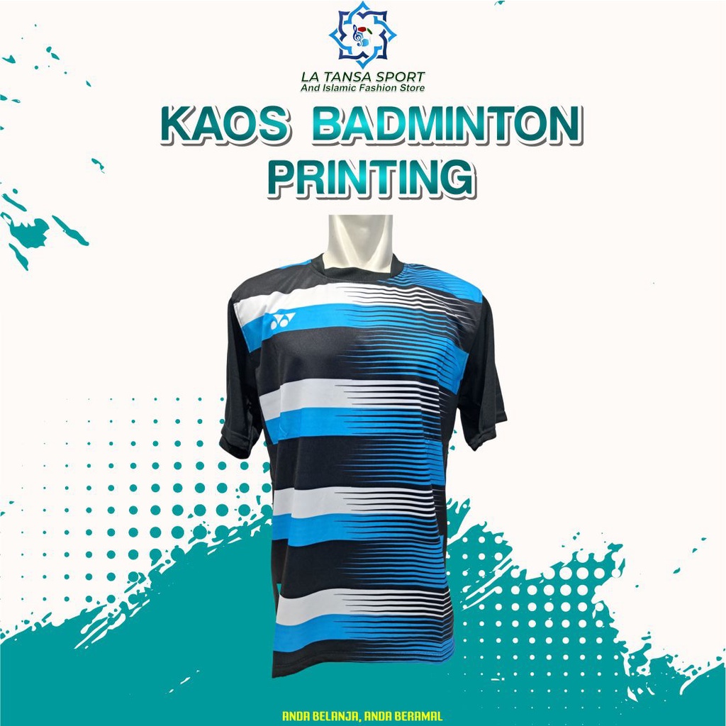 KAOS BADMINTON PRINTING